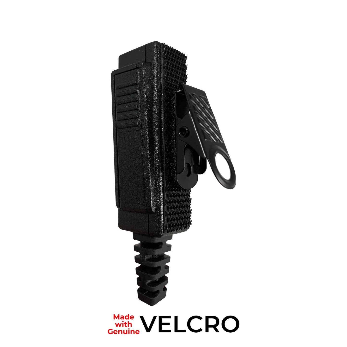 Velcro Tactical Mic & Earpiece Braided Fiber Kit w/ Quick Disconnect (Hirose) - Kenwood Multi-Pin TK & NX Series
