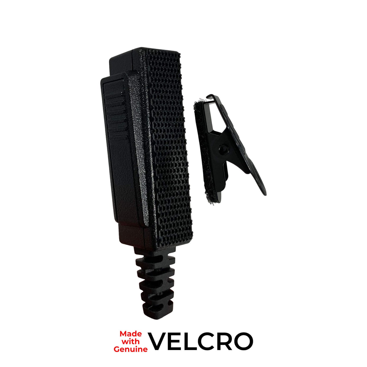 Velcro Tactical/Professional Mic & Earpiece Braided Fiber Kit- 2 Pin Motorola HYT Tekk BearCom Blackbox & More
