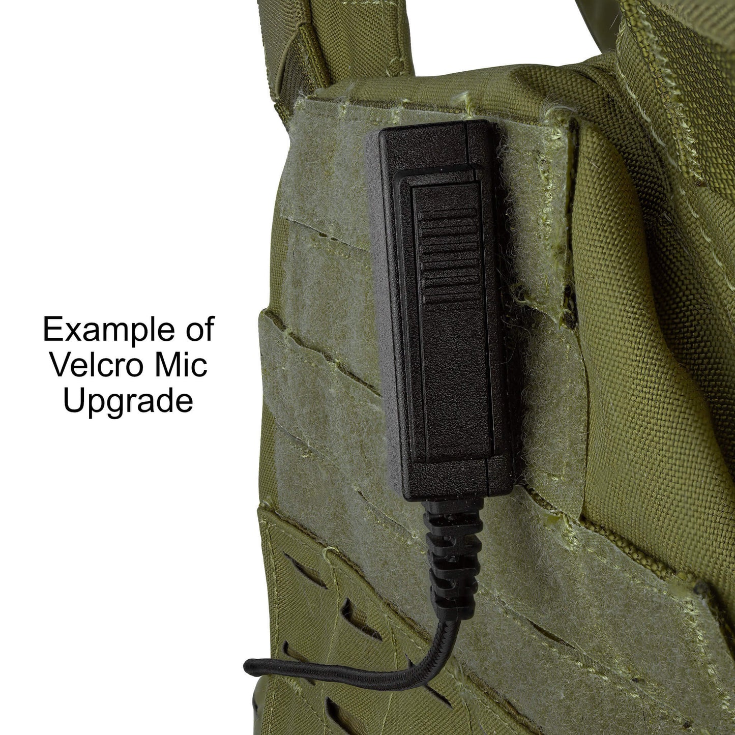 Tactical Braided Fiber Mic & Tube Earpiece Kit- 2 Pin Motorola HYT Tekk BearCom Blackbox & More