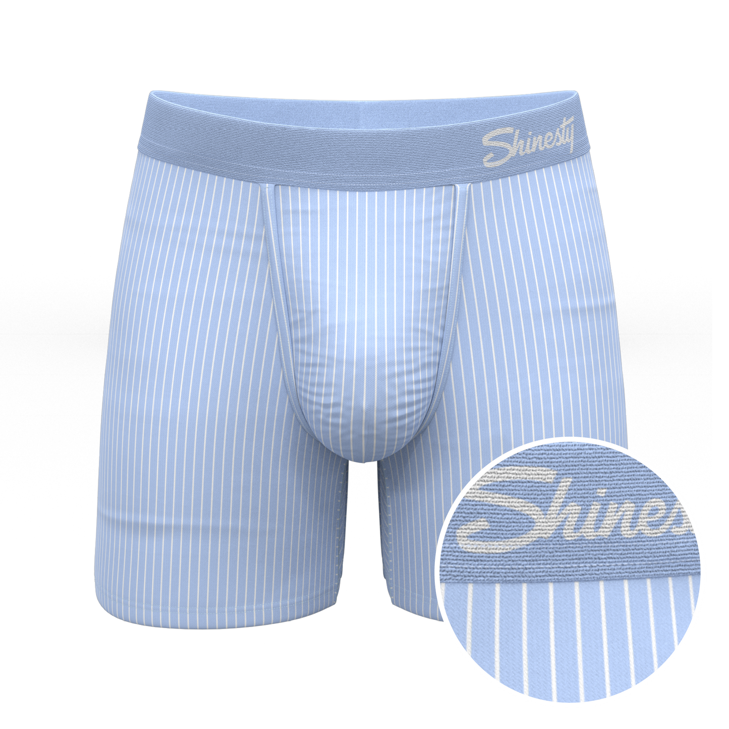 The Venus | Light Blue Stripe Ball Hammock® Pouch Underwear