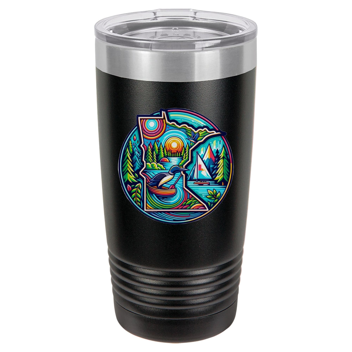 Vibrant Minnesota Circle | Polar Camel Tumbler