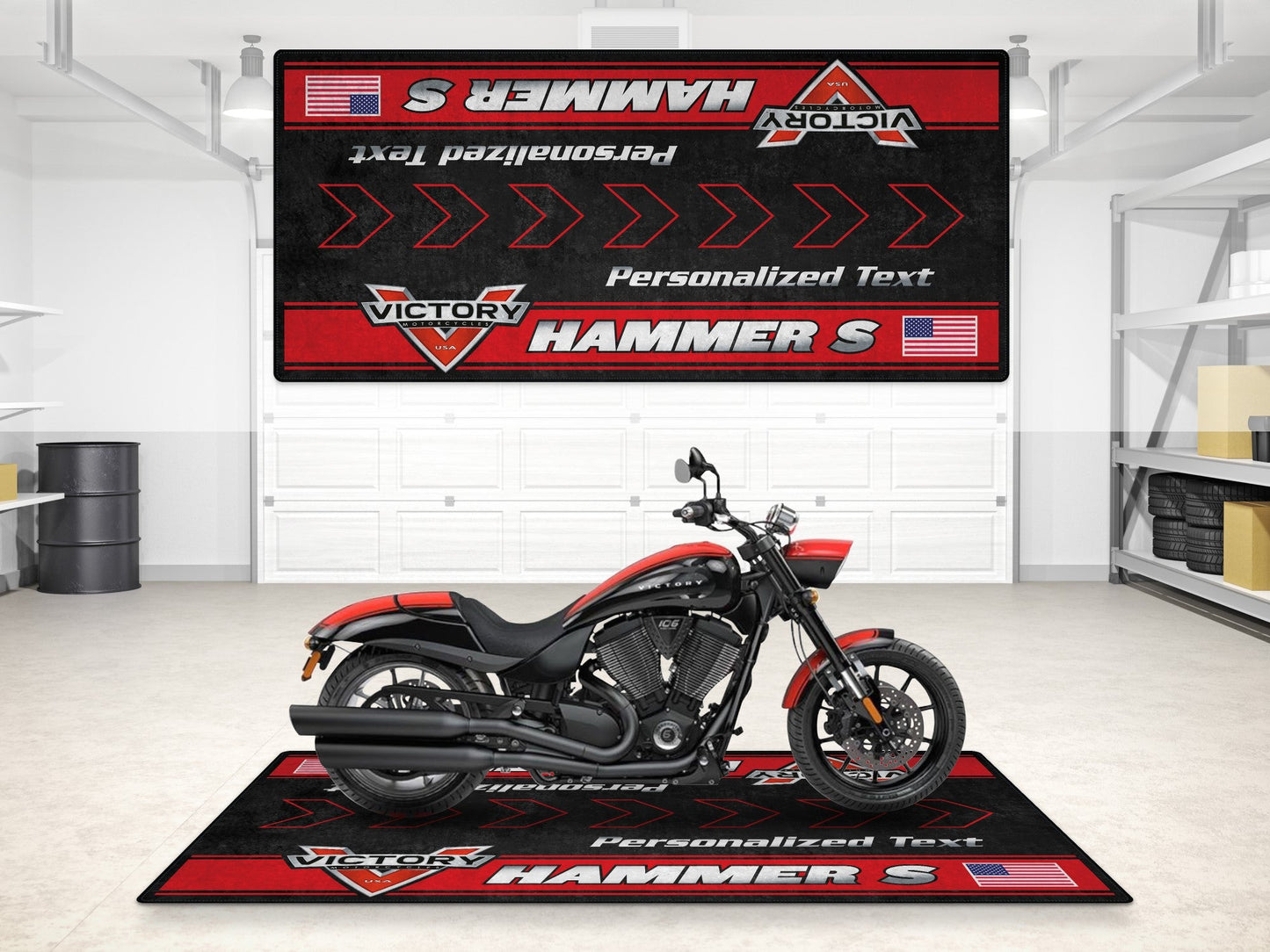 MPM Motorcycle Mat for Victory Hammer S - MM7311