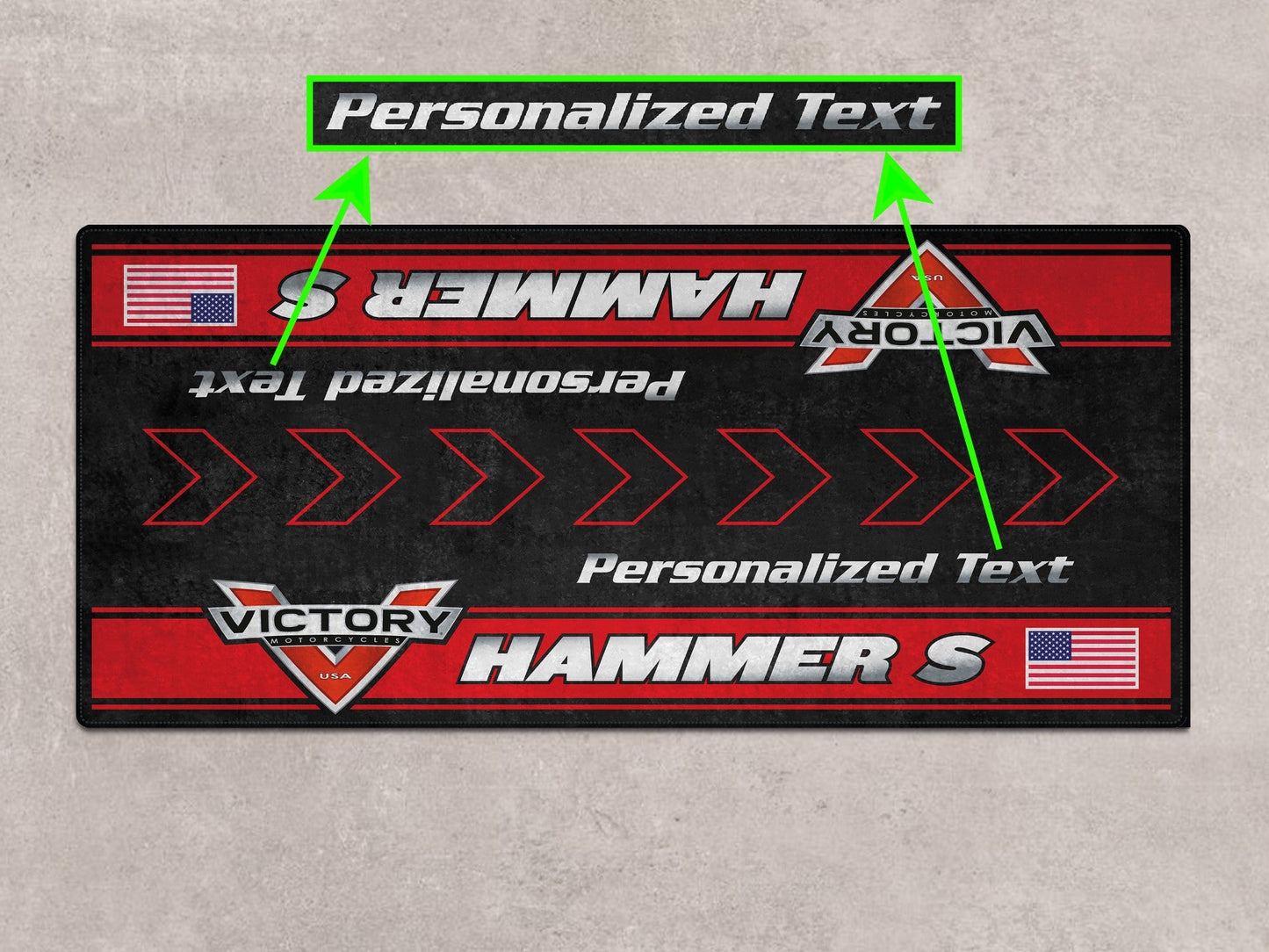 MPM Motorcycle Mat for Victory Hammer S - MM7311