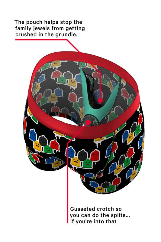 The Village Armor | Condom Ball Hammock® Boxer Briefs With Fly