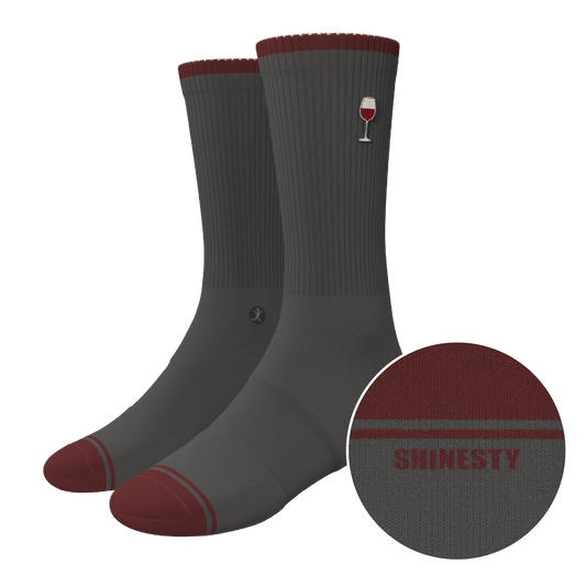 The Vino | Wine Heel Hammock™ Crew Socks