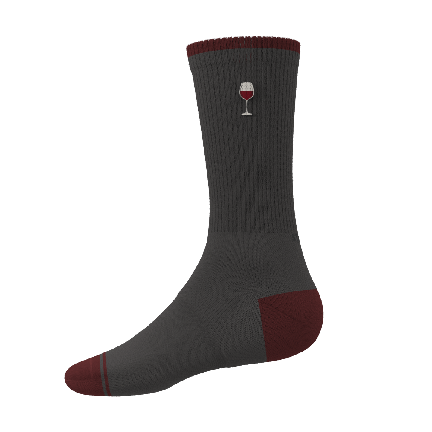 The Vino | Wine Heel Hammock™ Crew Socks
