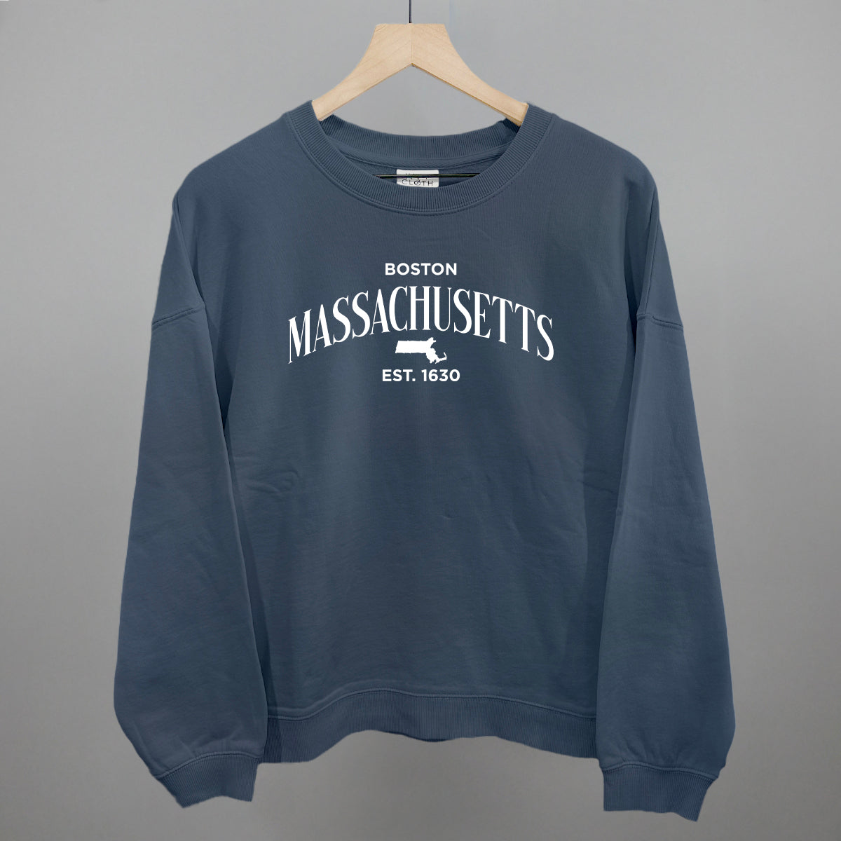 Massachusetts Est. 1630 (White)