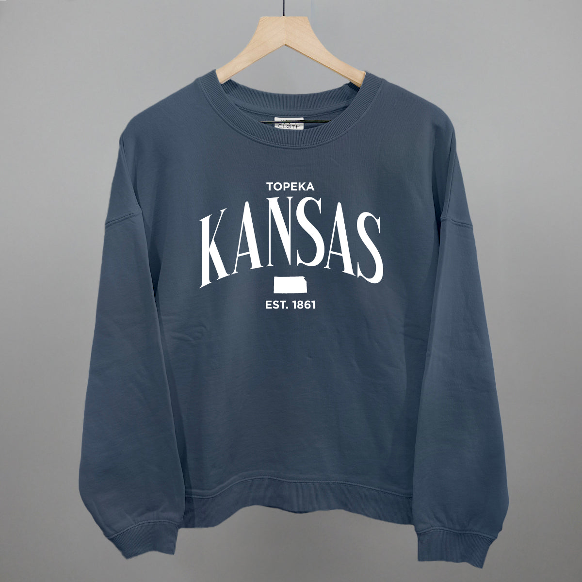 Kansas Est. 1861 (White)