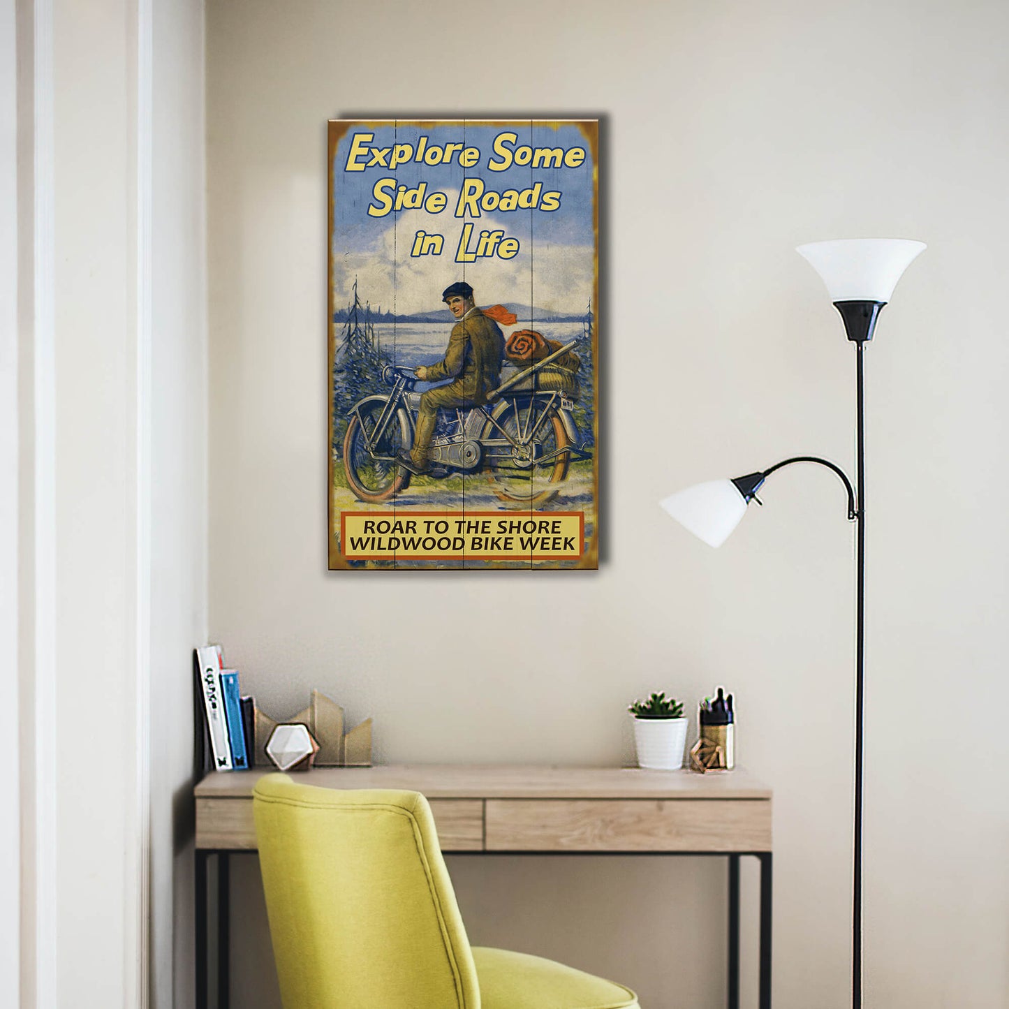 The Side Roads of Life - Wood & Metal Wall Art