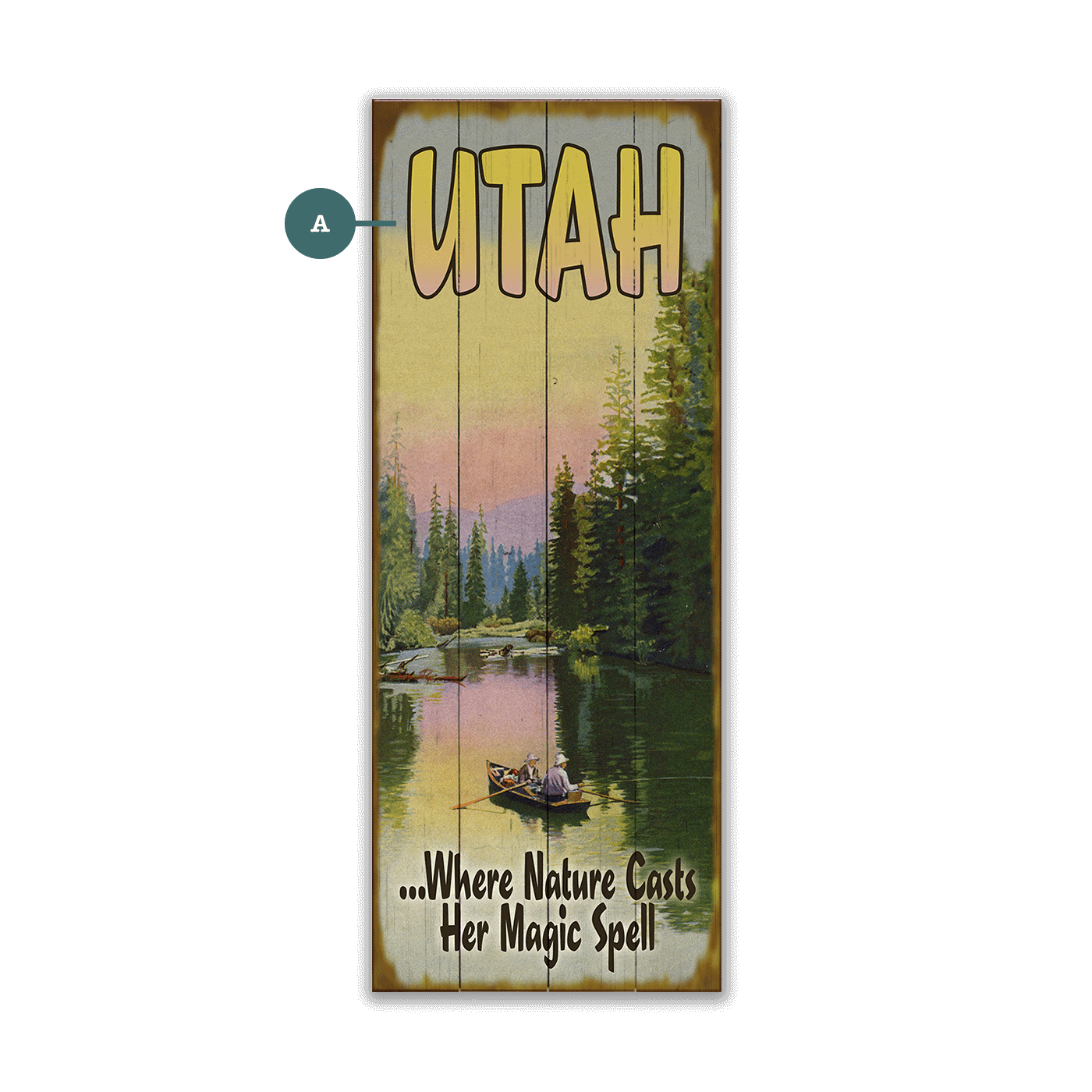 Where Nature Casts Her Magic Spell - Wood & Metal Wall Art