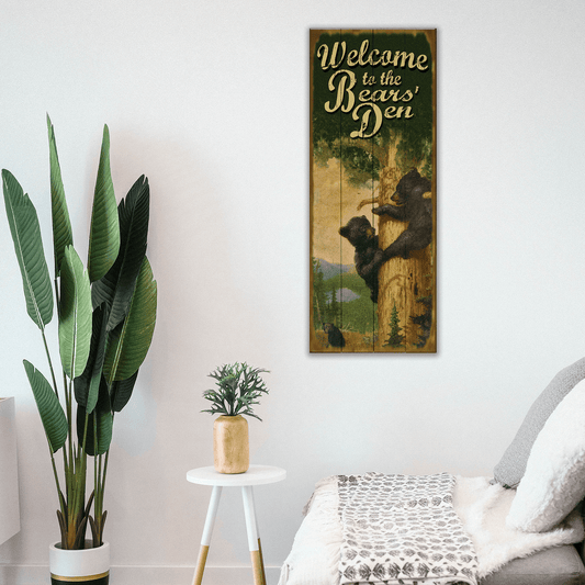 The Bears' Den: Generic - Wood & Metal Wall Art