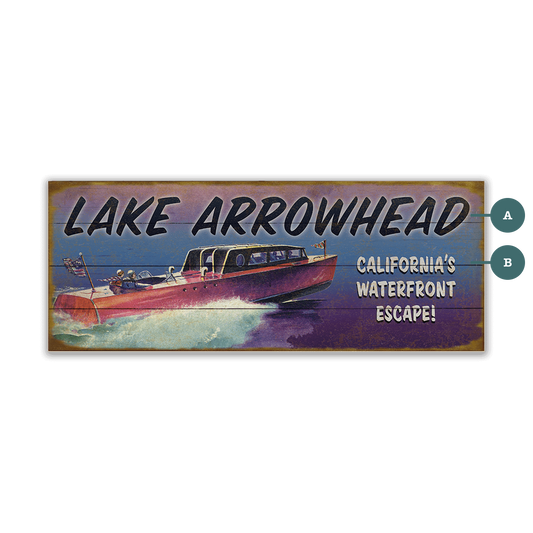 Waterfront Escape - Wood & Metal Wall Art
