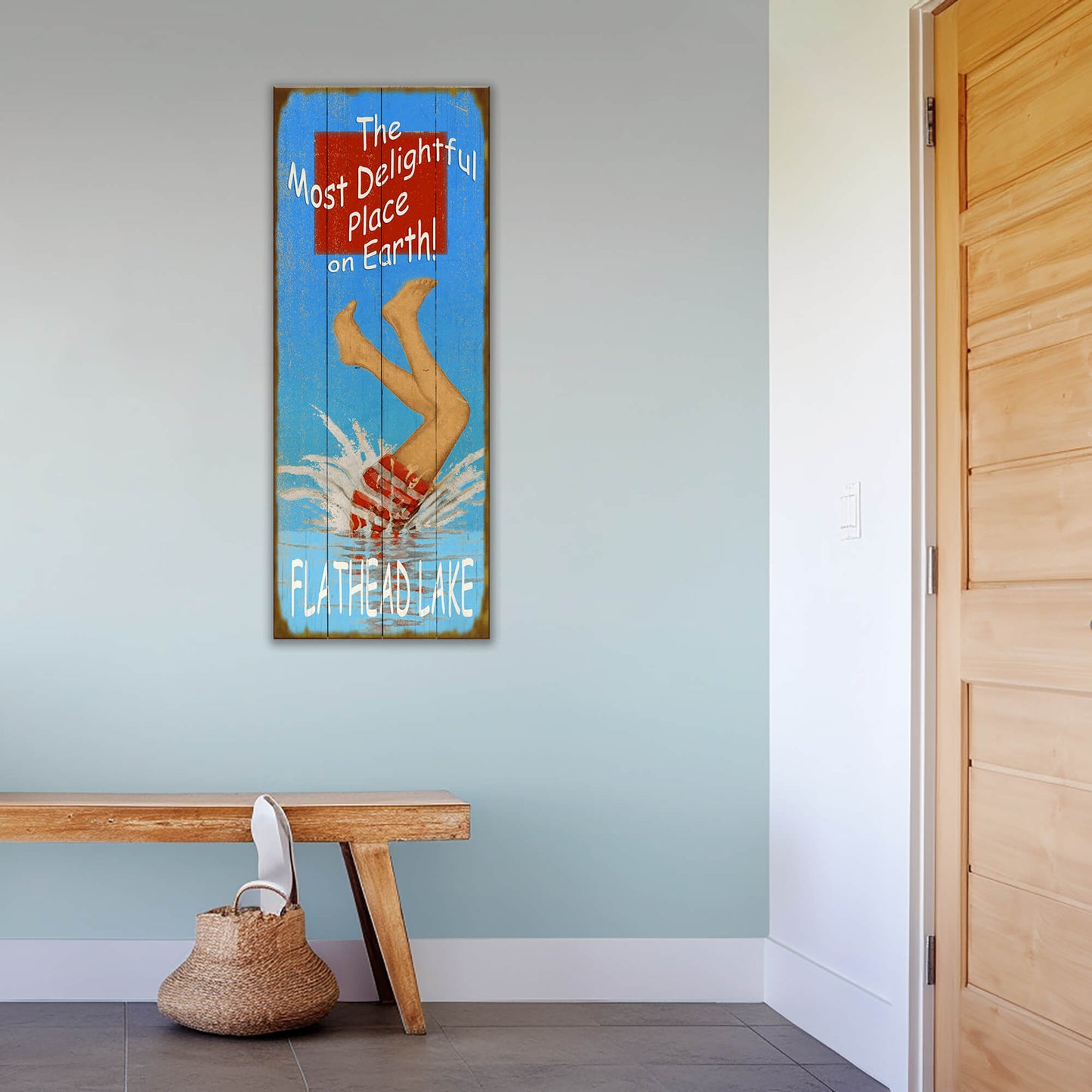 The Most Delightful Place - Wood & Metal Wall Art