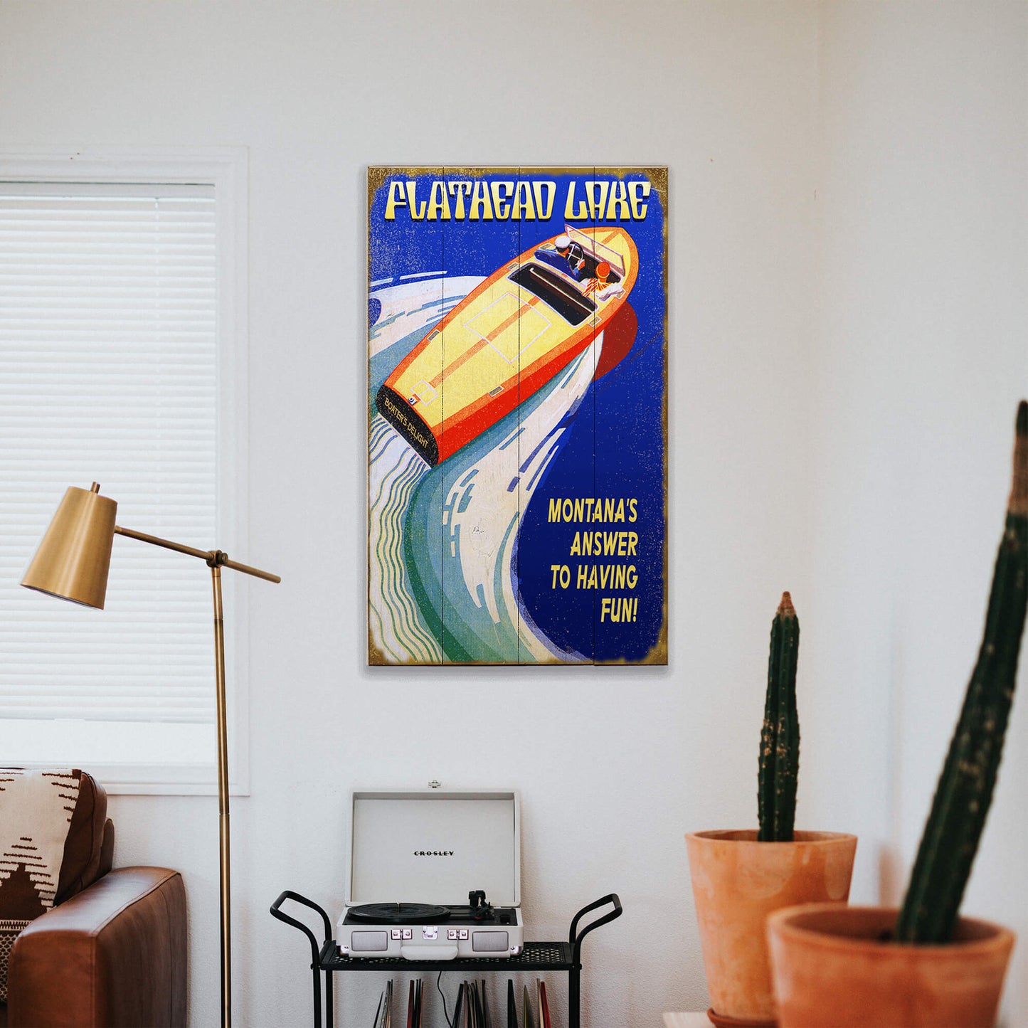 Answer to Having Fun - Wood & Metal Wall Art
