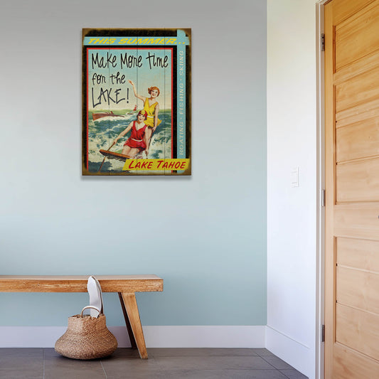 Make More Time for the Lake - Wood & Metal Wall Art