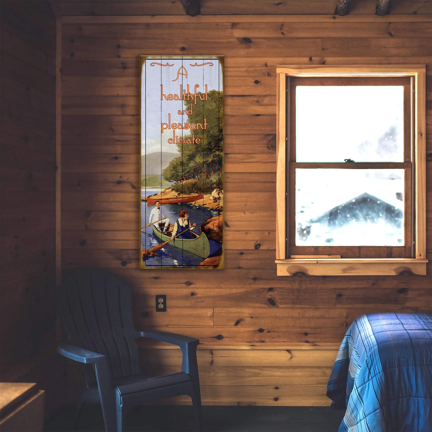 A Healthy and Pleasant Climate: Generic - Wood & Metal Wall Art