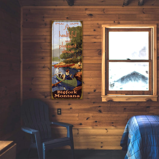 A Healthy and Pleasant Climate: Personalized - Wood & Metal Wall Art