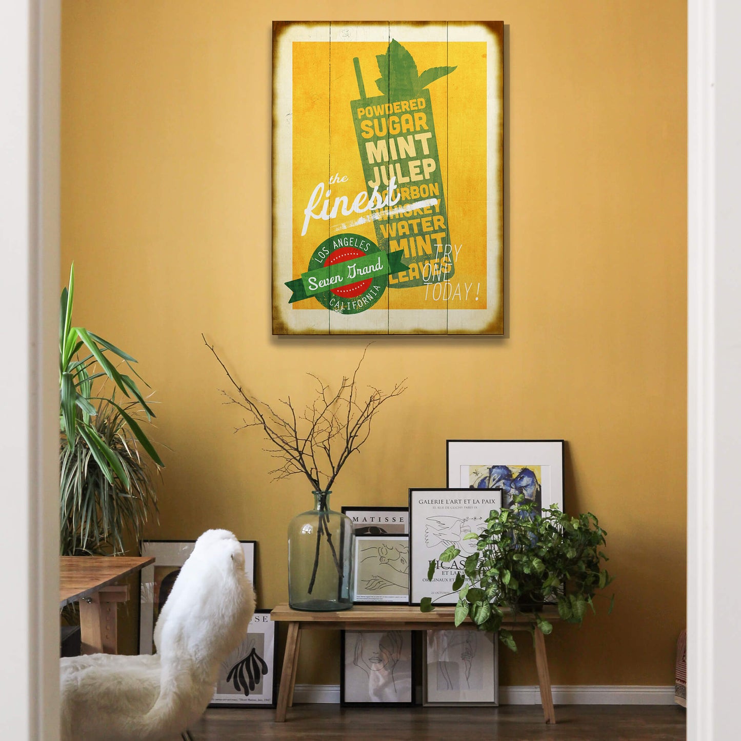 The Finest Mint Juleps - Wood & Metal Wall Art