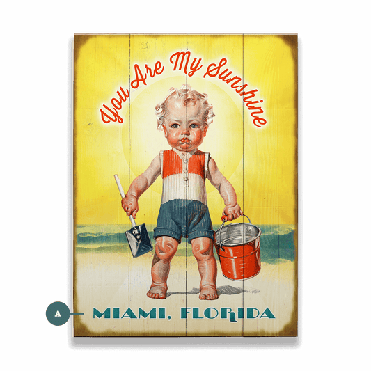 You Are My Sunshine- Wood & Metal Wall Art