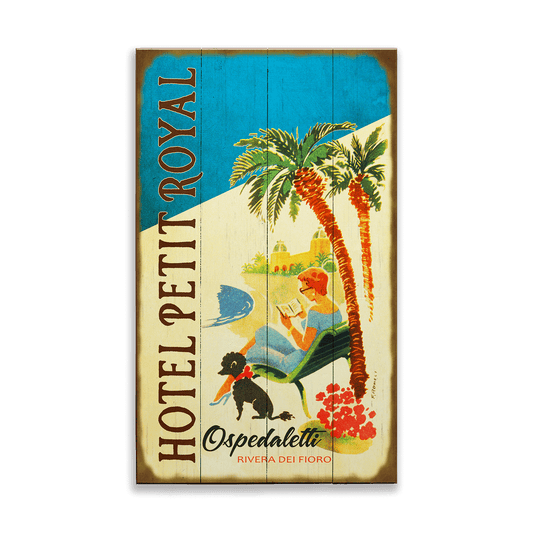 Hotel Petit Royal - Wood & Metal Wall Art
