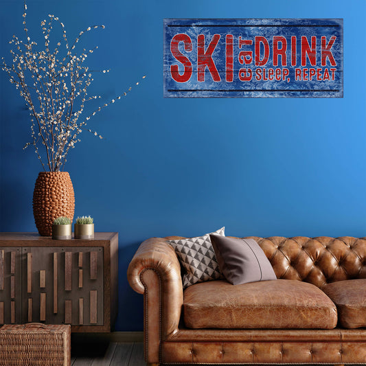 Après-Ski Rituals: Generic - Wood & Metal Wall Art