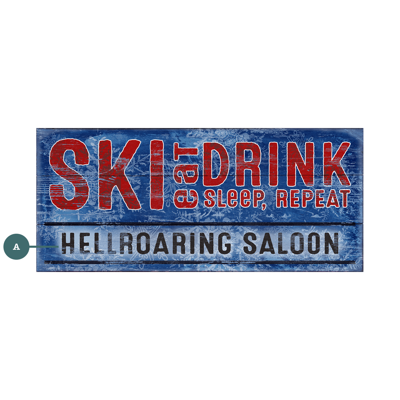 Après-Ski Rituals: Personalized - Wood & Metal Wall Art