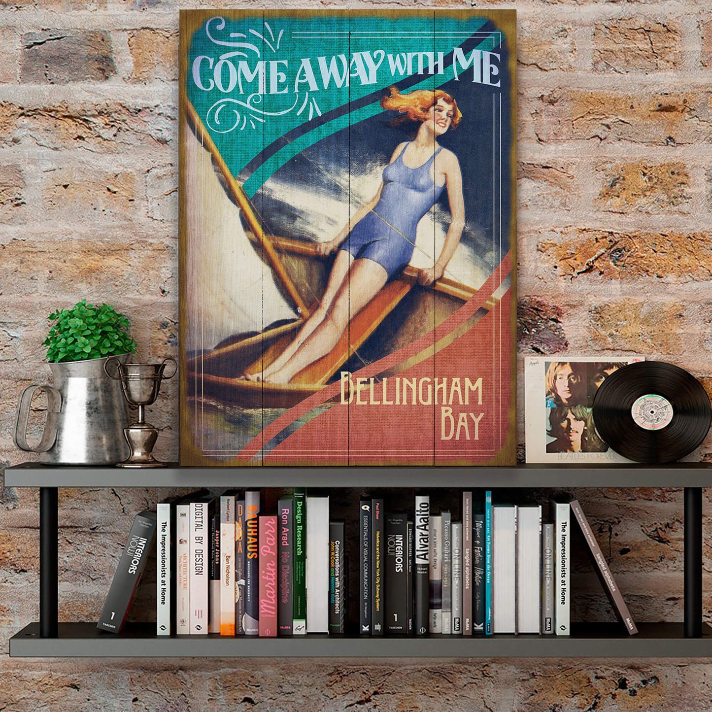 Come Away With Me - Wood & Metal Wall Art