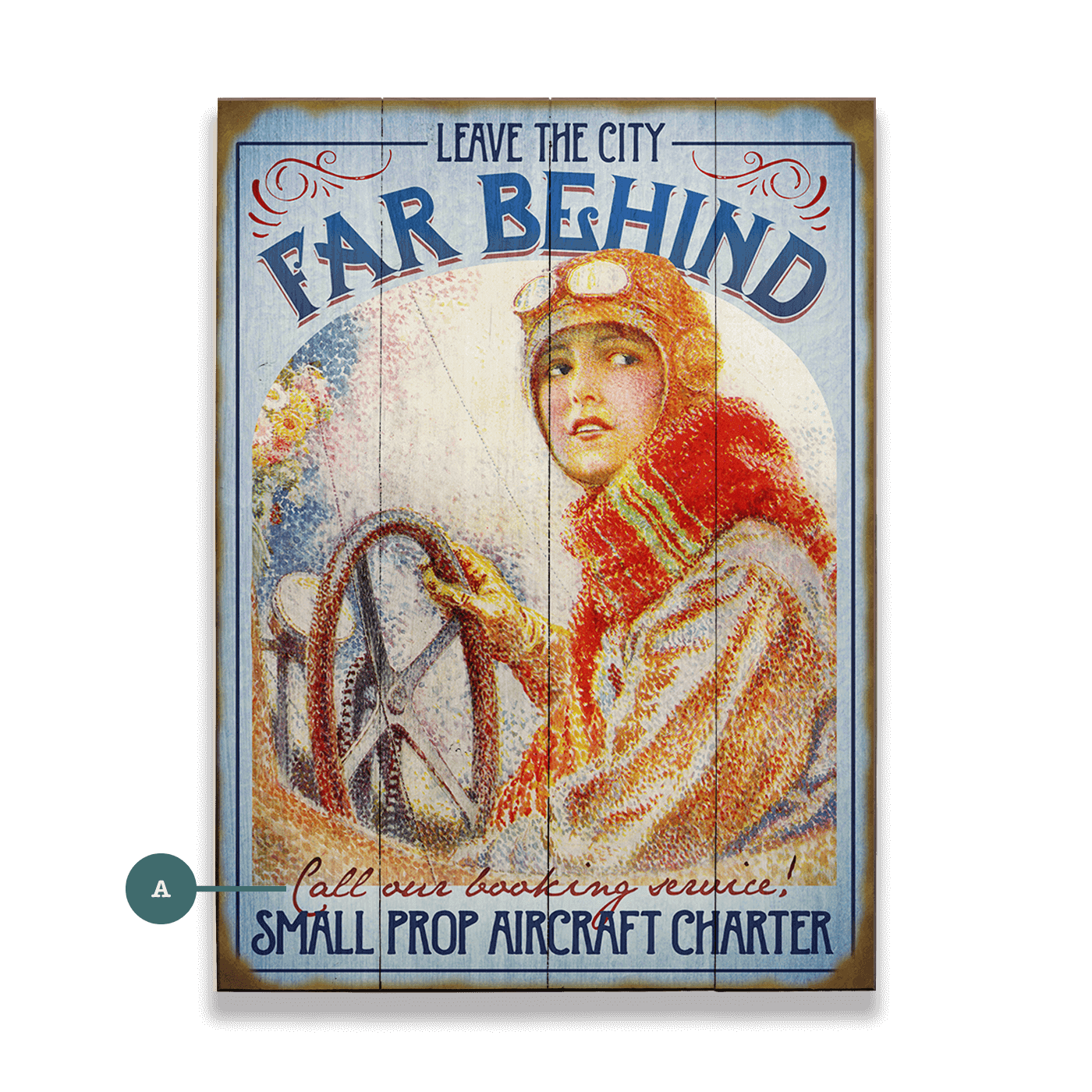 Leave the City Far Behind - Wood & Metal Wall Art