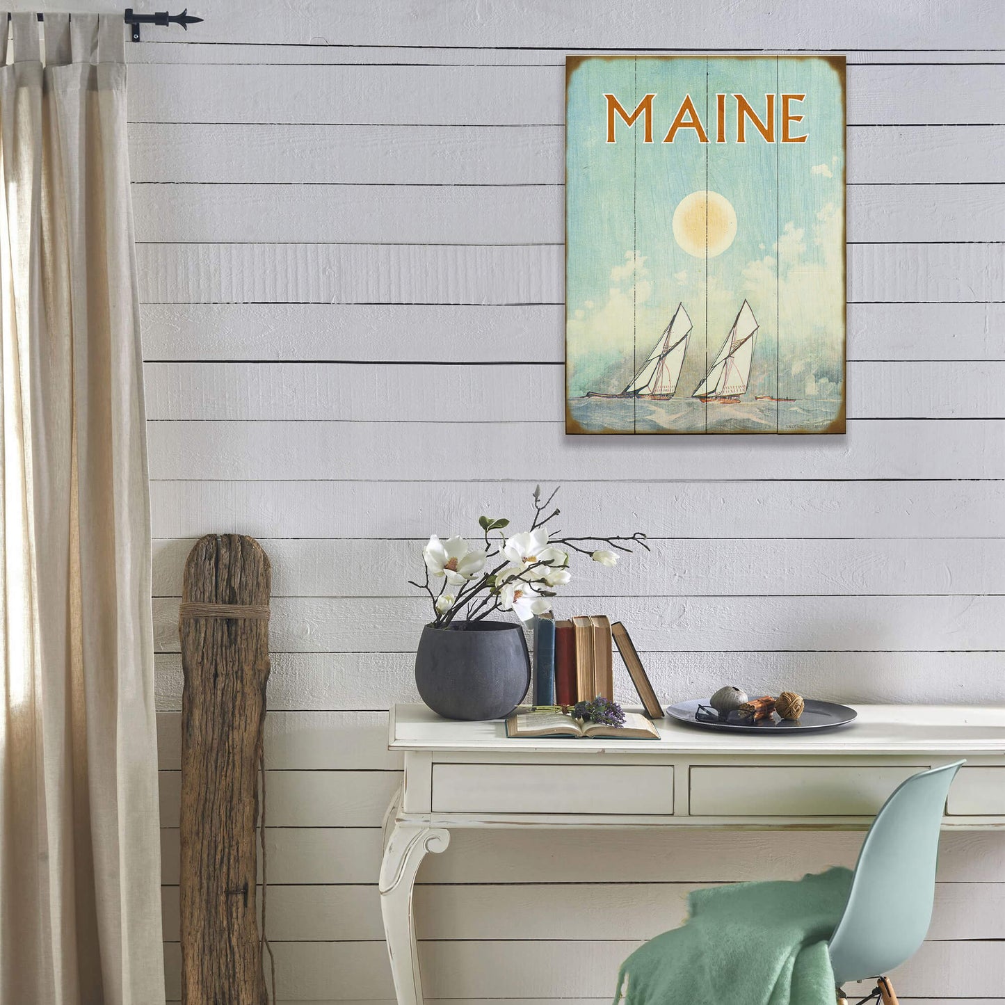 Sun-Kissed Sails - Wood & Metal Wall Art