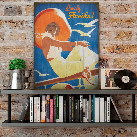 Lovely Day on Deck - Wood & Metal Wall Art