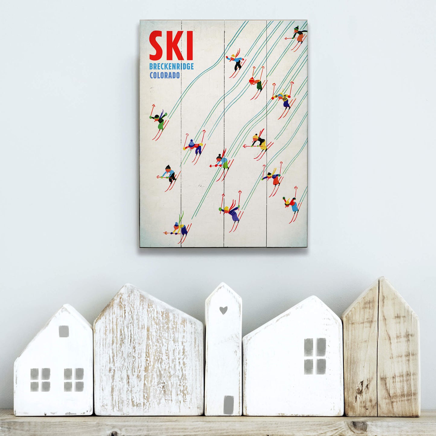 Race to the Bottom - Wood & Metal Wall Art