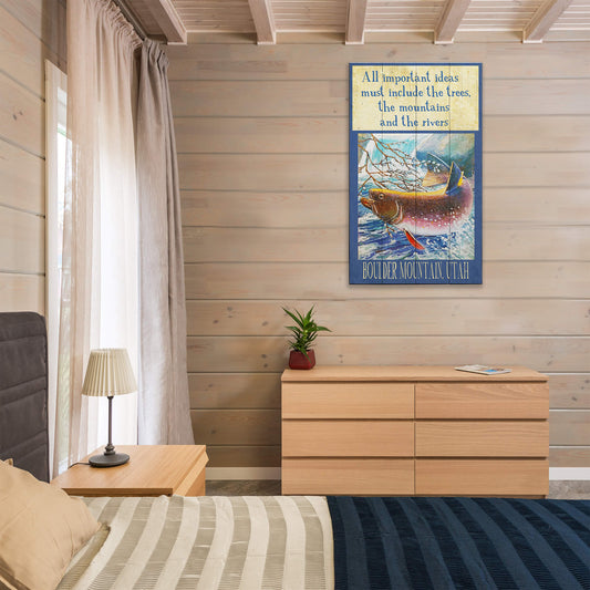 Important Ideas - Wood & Metal Wall Art
