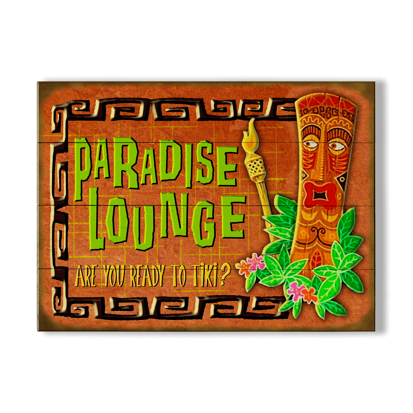 Paradise Lounge Tiki: Generic - Wood & Metal Wall Art