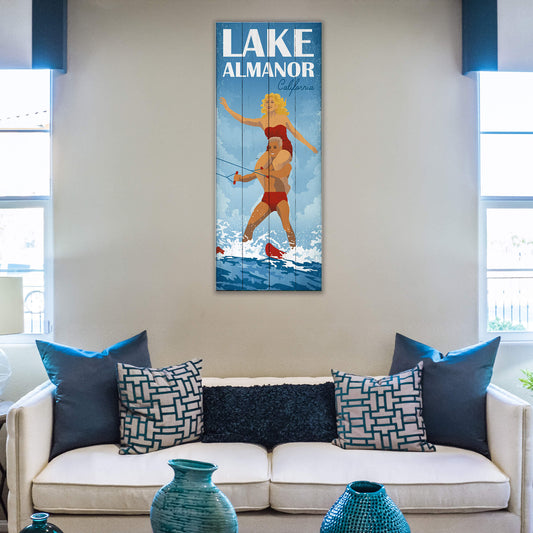 Stacked Water Sports - Wood & Metal Wall Art
