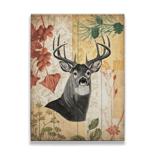Wildwood Whitetail - Wood & Metal Wall Art