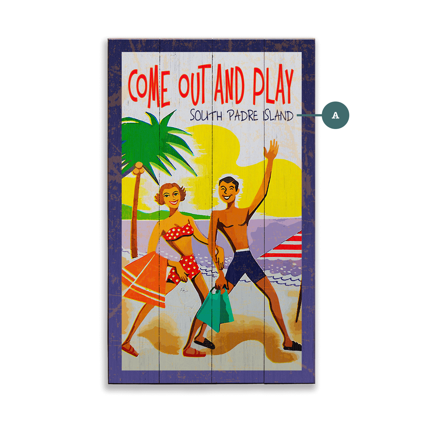 Come Out and Play - Wood & Metal Wall Art