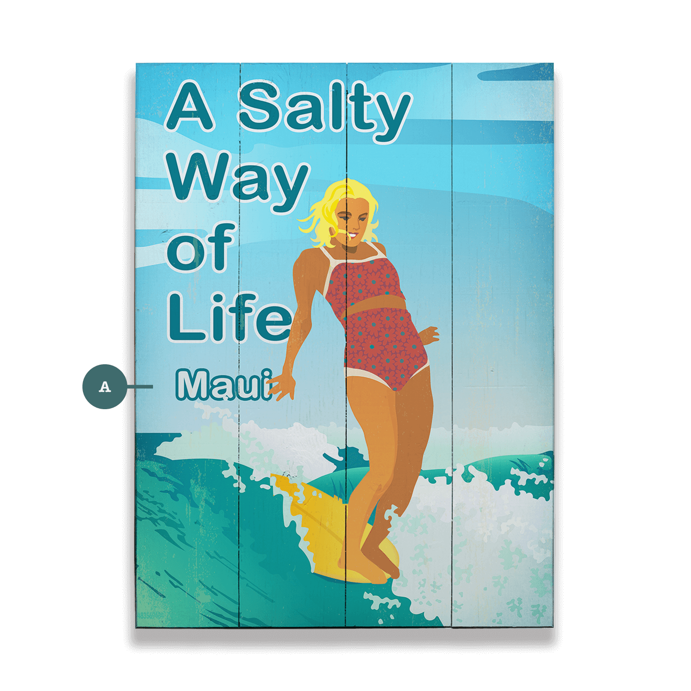 A Salty Way of Life - Wood & Metal Wall Art