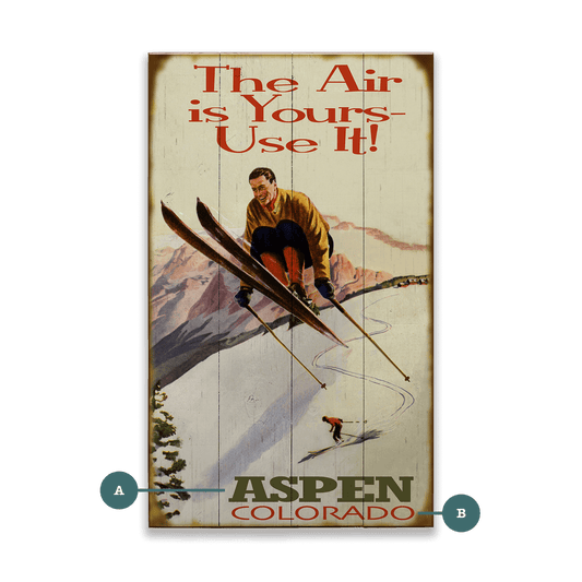 The Air is Yours - Wood & Metal Wall Art