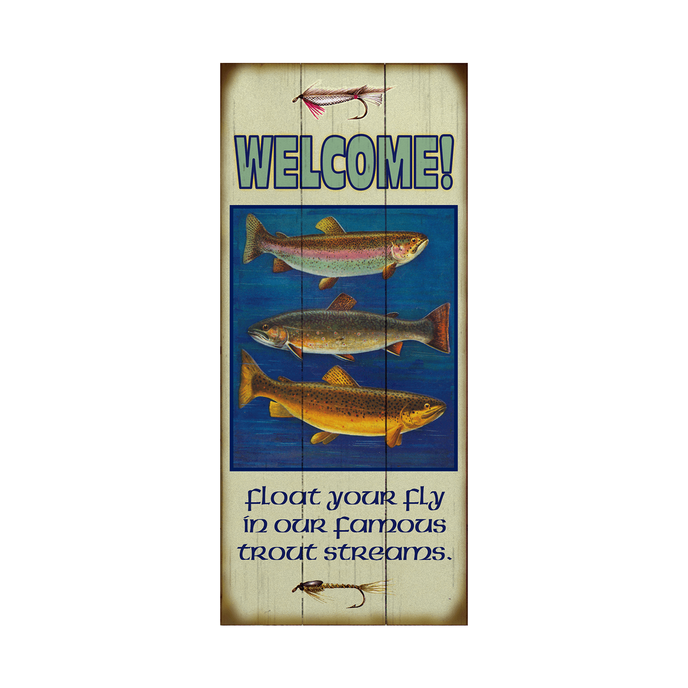 Float Your Fly: Generic - Wood & Metal Wall Art