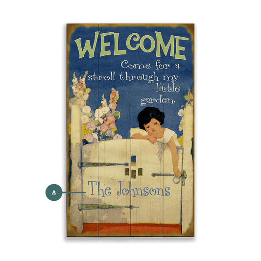 Beyond the Garden Gate - Wood & Metal Wall Art