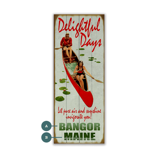 Delightful Days - Wood & Metal Wall Art