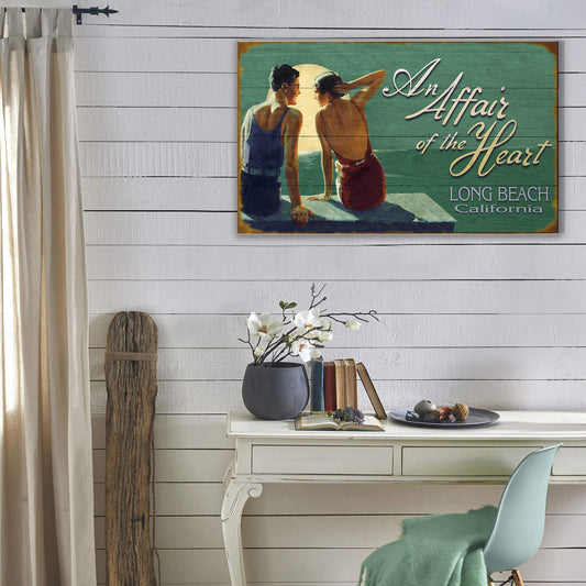 An Affair of the Heart - Wood & Metal Wall Art