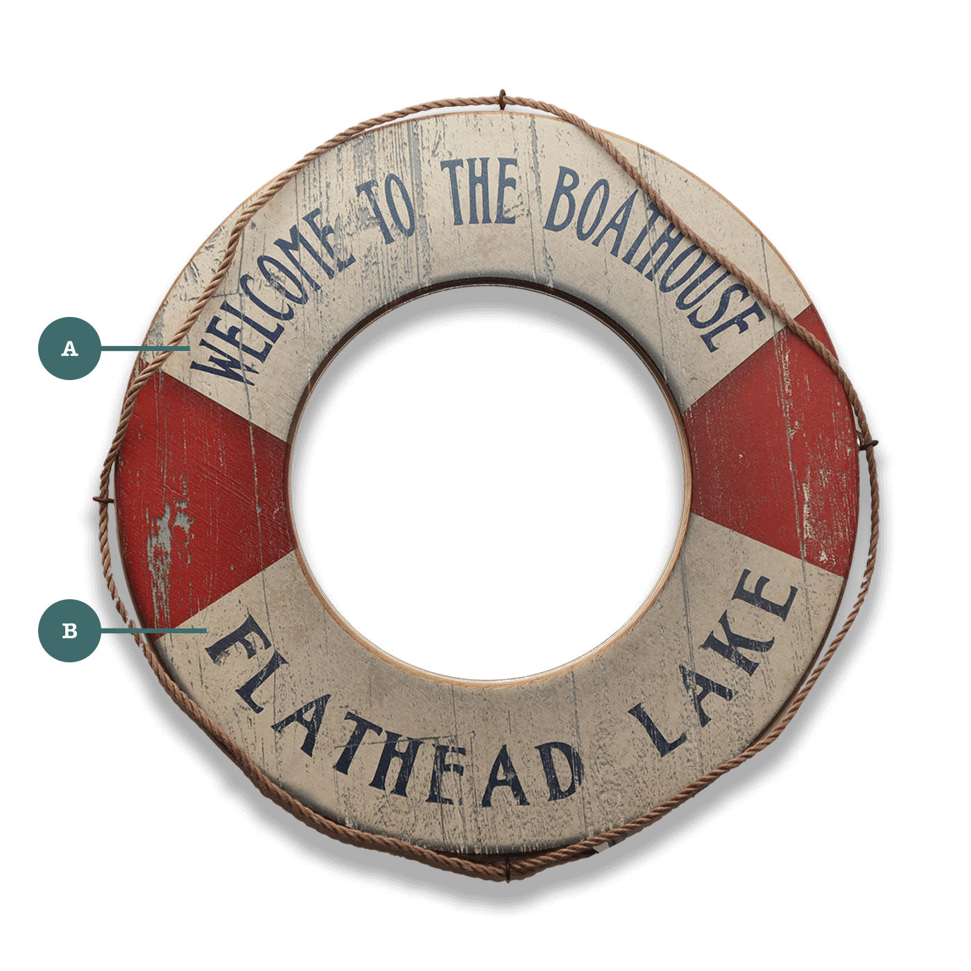 Life Preserver - Wood Wall Decor
