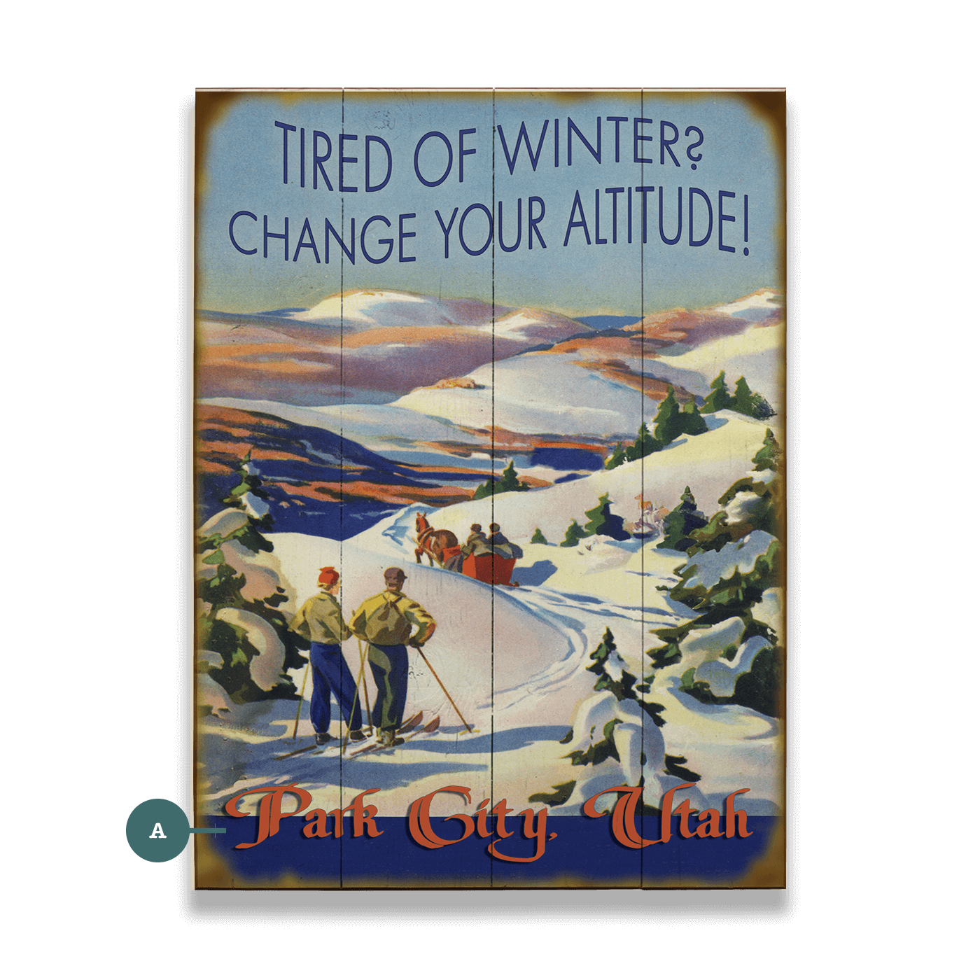 Tired of Winter? - Wood & Metal Wall Art