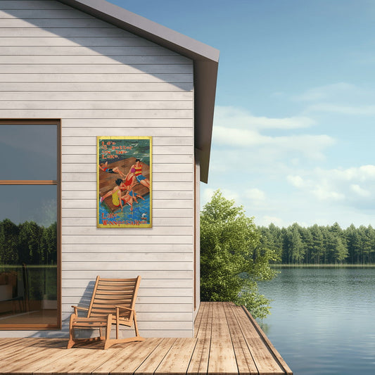 Life is Better on the Lake - Wood & Metal Wall Art
