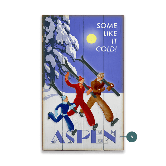 Some Like It Cold - Wood & Metal Wall Art