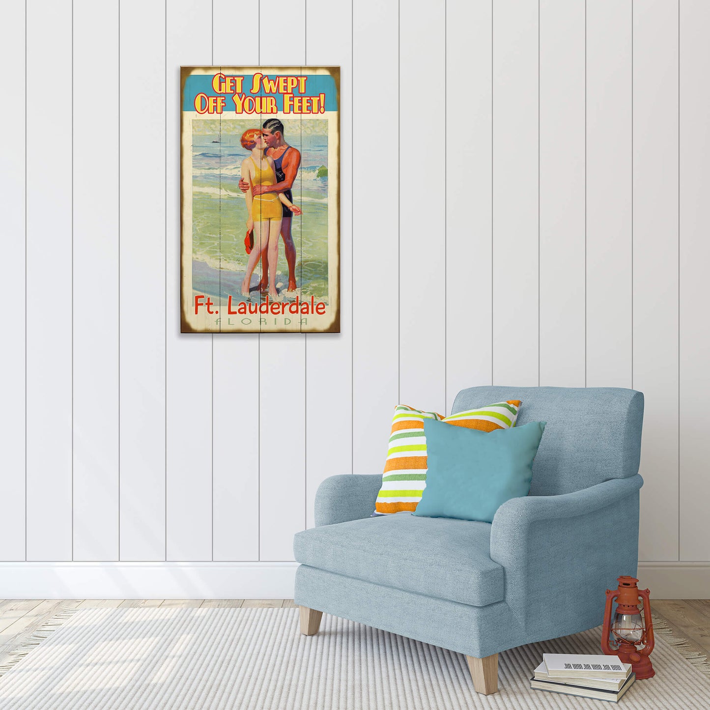 Swept Off Your Feet - Wood & Metal Wall Art
