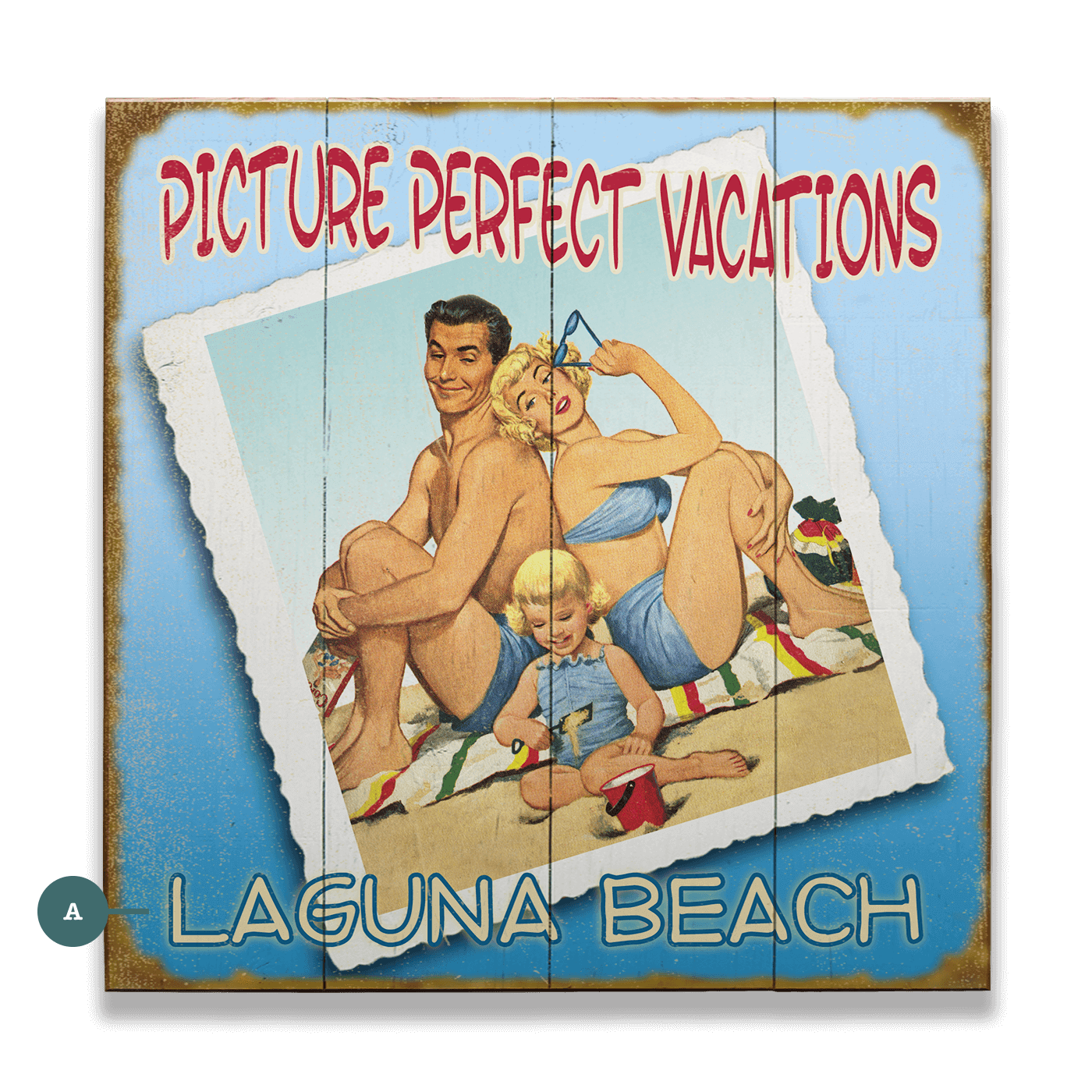 Picture Perfect Vacations - Wood & Metal Wall Art