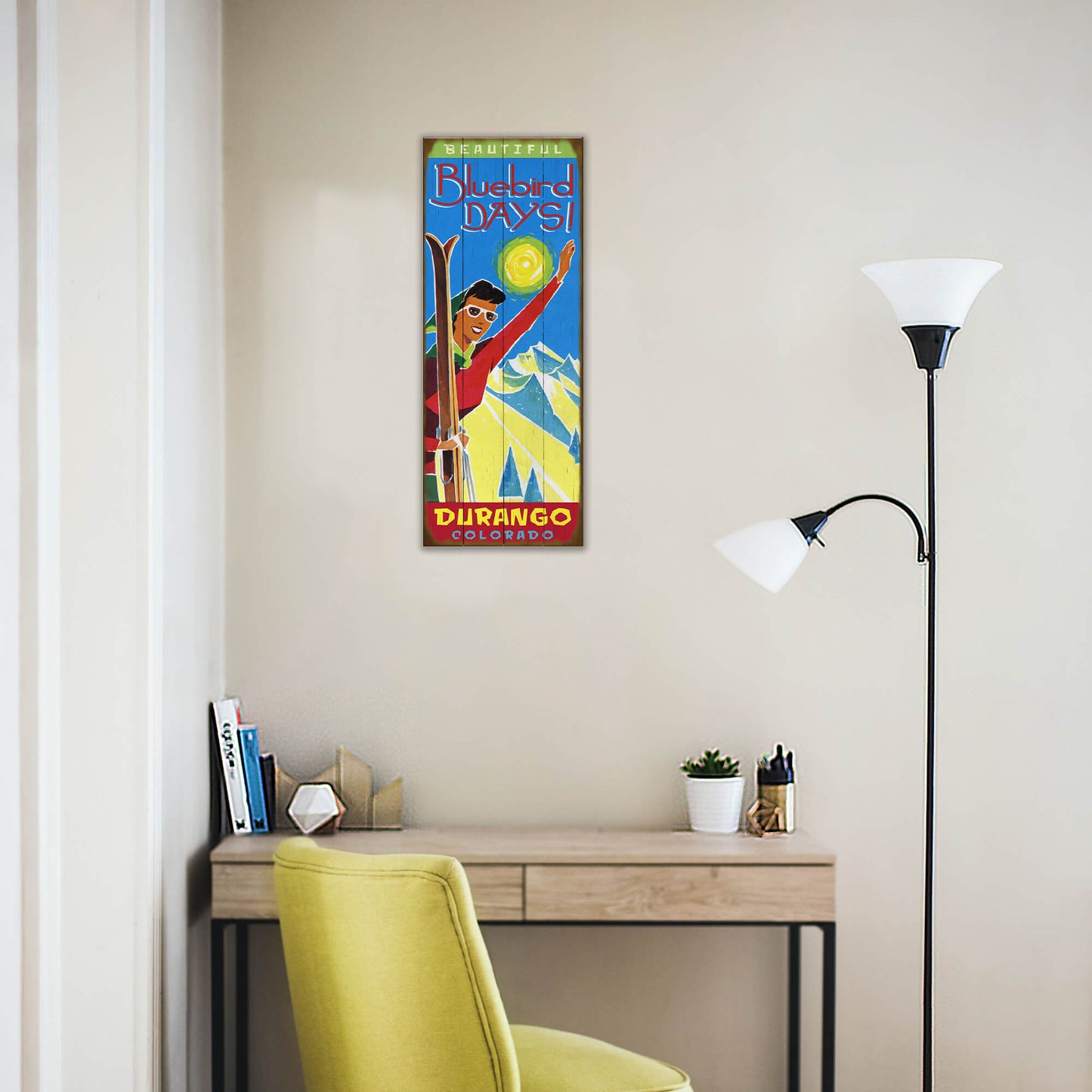 Bluebird Days - Wood & Metal Wall Art