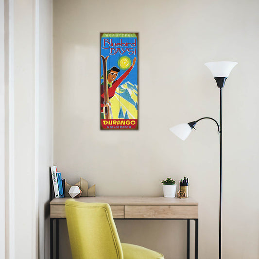 Bluebird Days - Wood & Metal Wall Art